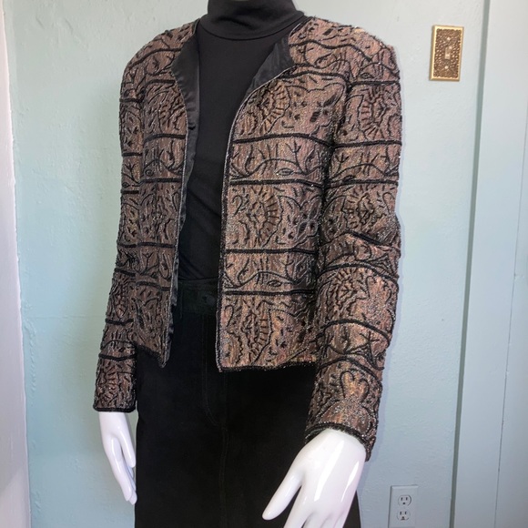 Beaded Dress Jacket S - Picture 3 of 7